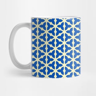 Blue Trillium Pattern Mug
